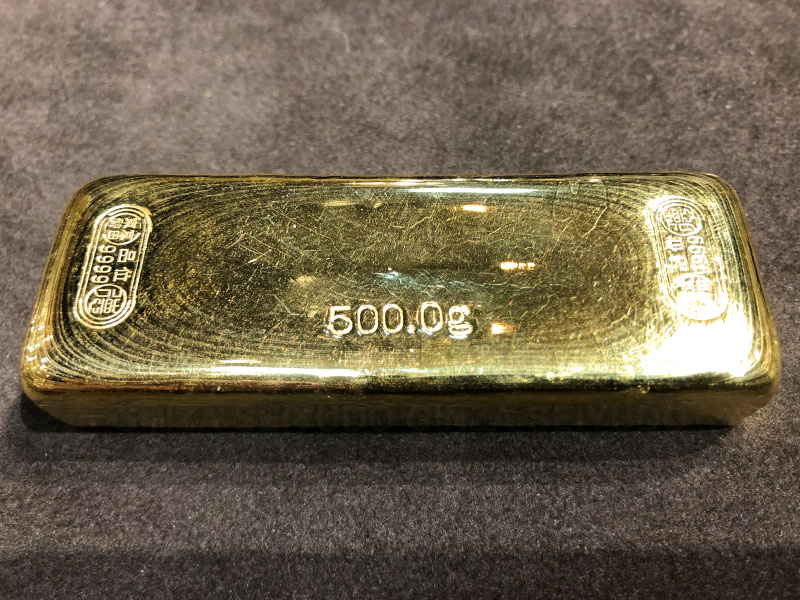 徳力本店の500gバー1本を小分け加工 実績写真